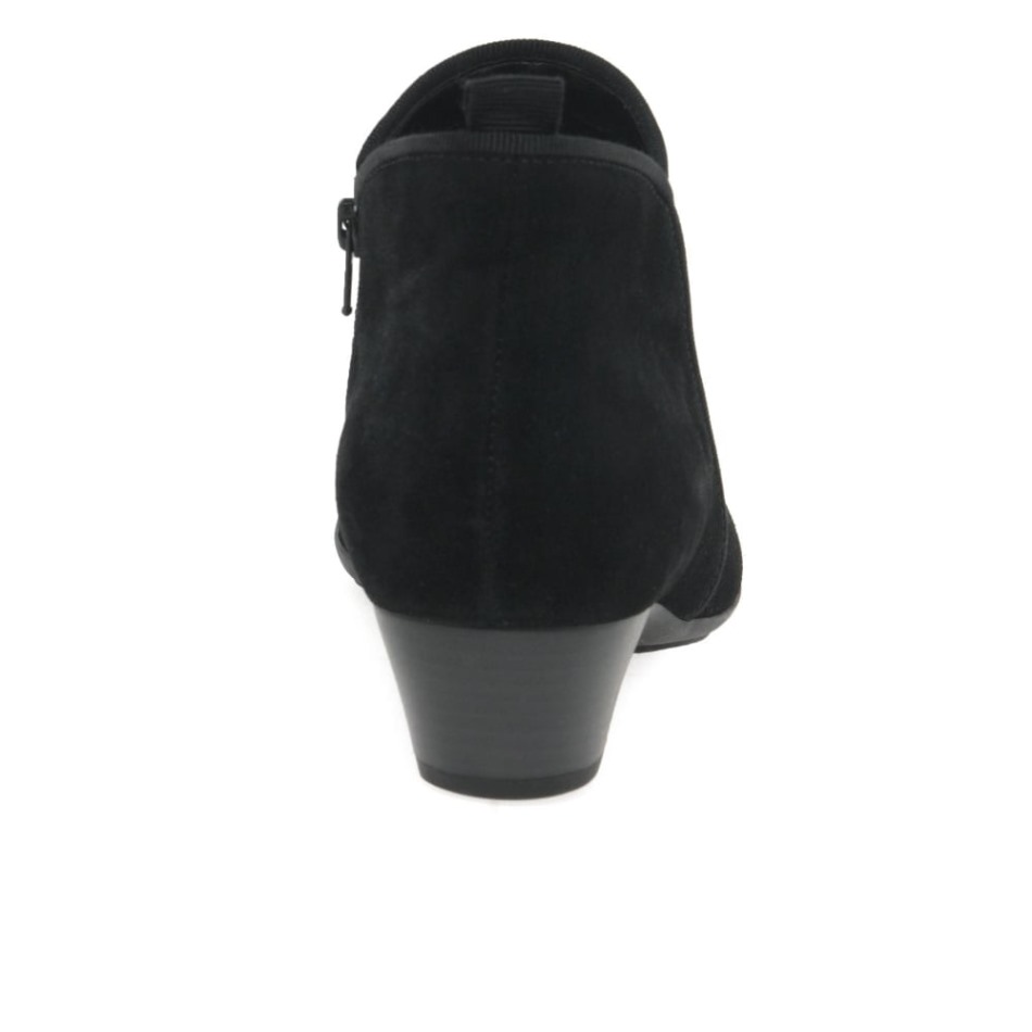 Bottines Femme Trudy En Daim Noir Gabor | Exclusif